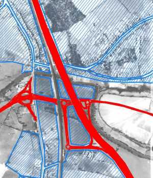 The A329(M) Junction at Winnersh