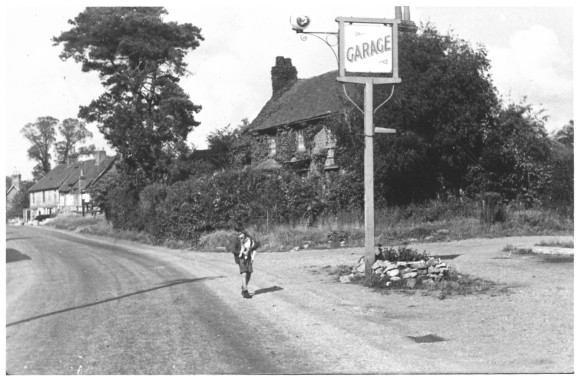 Birch House and Bentley's Garage in war-time