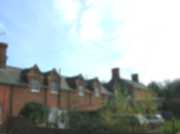 Garden Cottages 1-5; note the detail on brickwork