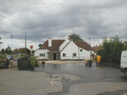 The temporary buildings have been removed from the car park