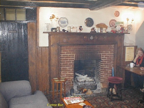 The Centre Bar, with the door on the left leading to the kitchen