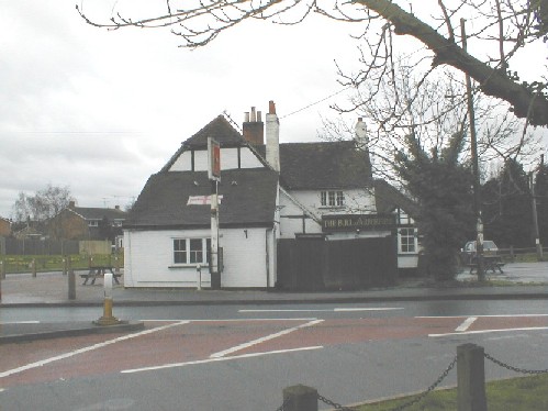 The entrance to the Village Bar, on the Reading Road