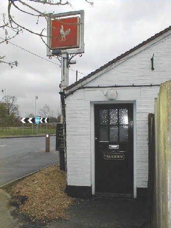 The entrance to the Village Bar was out of use in latter years