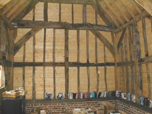 The Stable building was re-erected merely as a shell. Now it is the Beer Cellar