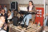 Neil Lydiatt at the keyboard