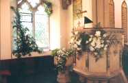 No. 8 - Window and Font (plus No. 9 - Pulpit)