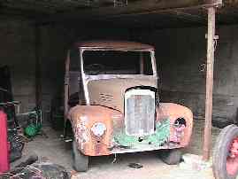 Trojan pick-up, in the early stages of restoration 