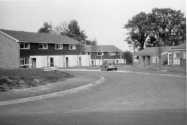 The bungalows and terraced houses of Whitewell Close