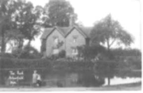The Pond in about 1910, with Pond Cottages behind - from the Collier Collection