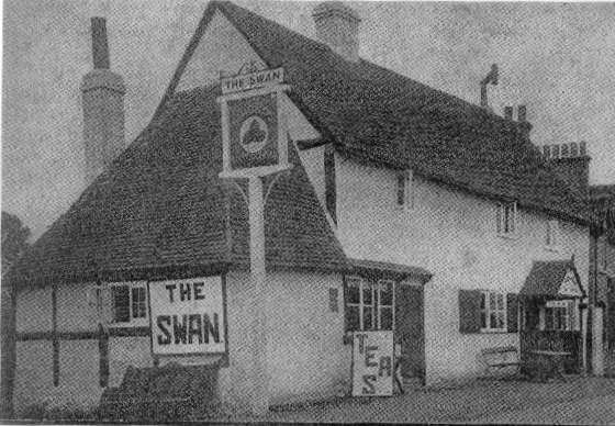 The Swan, advertising 'Teas', probably 1930's