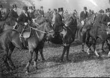 A scene at the Point-to-Point races