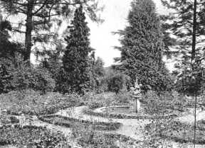 The Rose Garden at Arborfield Hall, from the 1919 Auction Sales catalogue