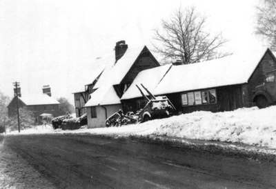 The Blacksmith's; note the row of posters on the wall