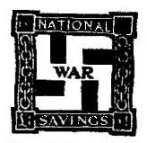 The National War Savings symbol was a swastika