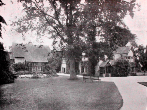 The main entrance porch from the south