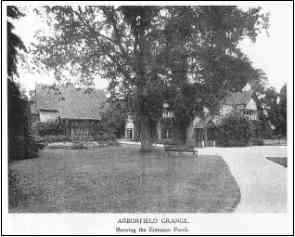 The entrance porch