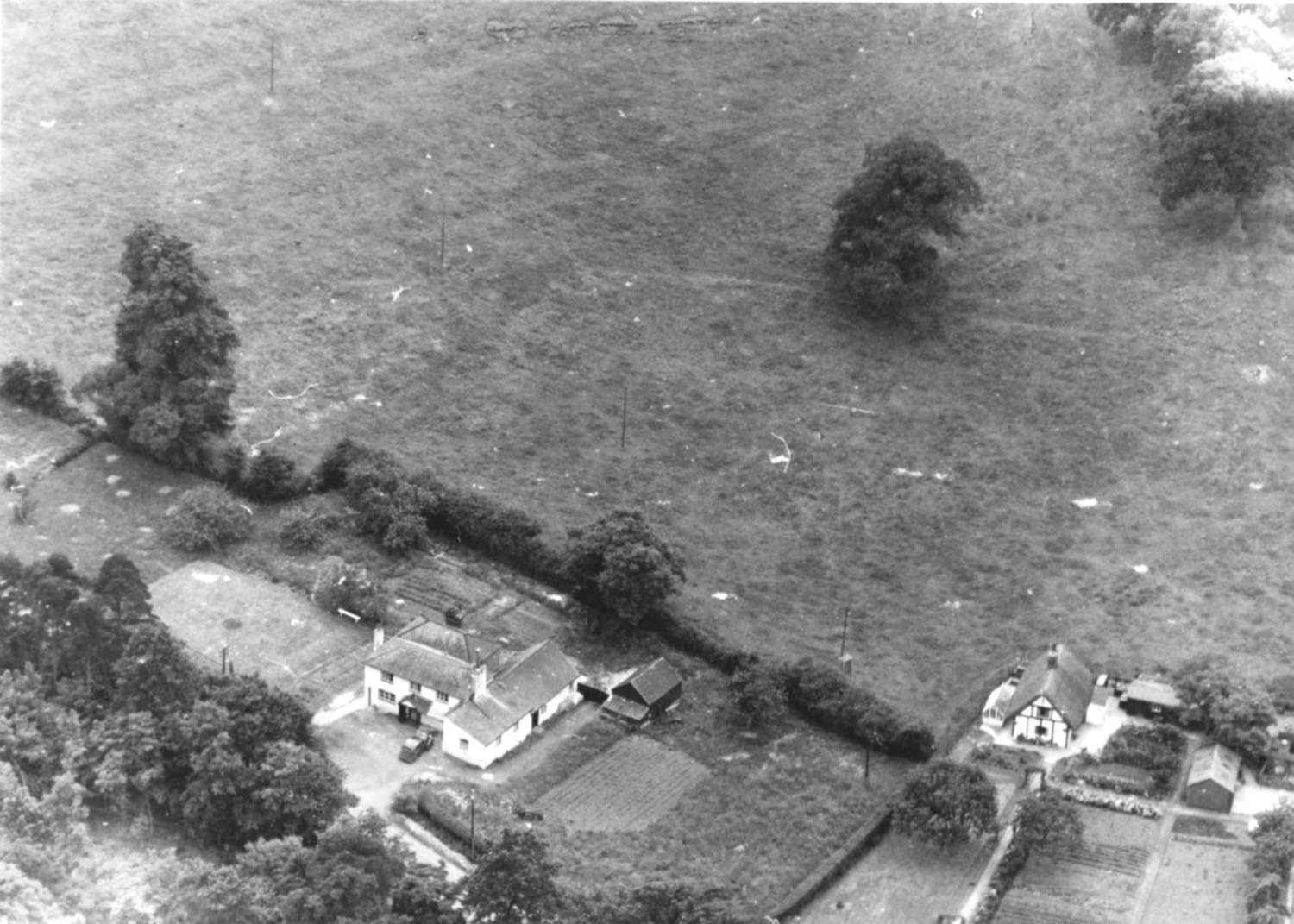 The 'Mole' P.H. and the 'Glen' from the air