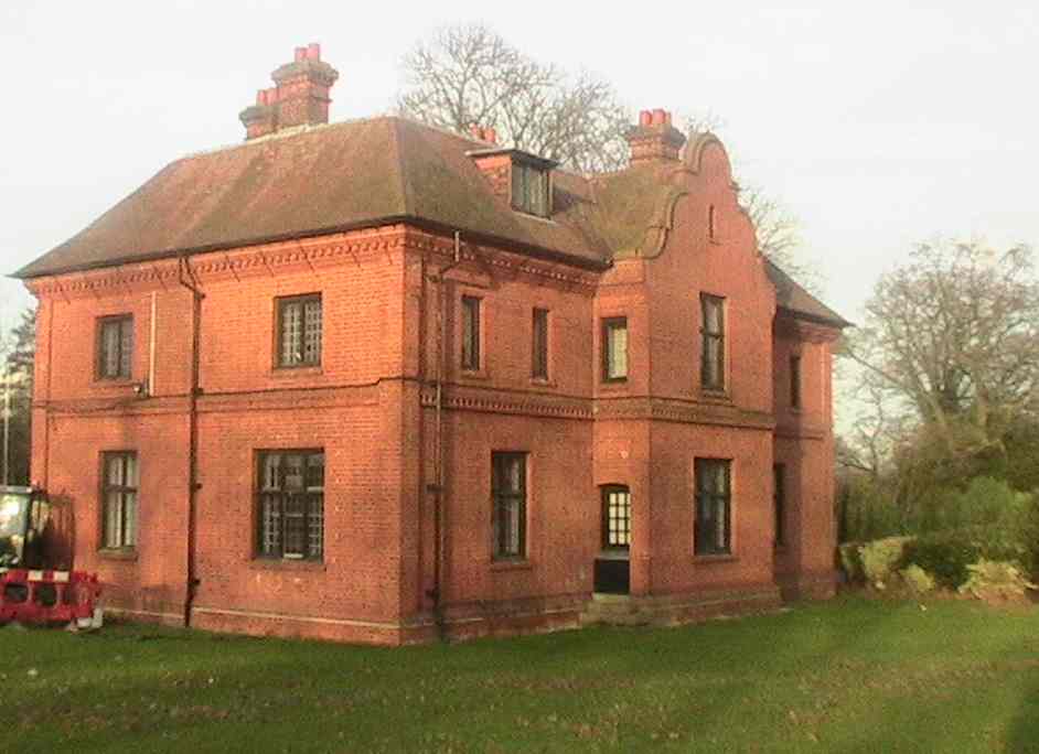 The rear of the 'Moat House'