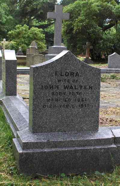 Flora Walter, who died in 1917