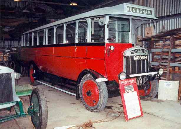 Tilling-Stevens single-decker now preserved at Amberley Chalk-Pits Museum