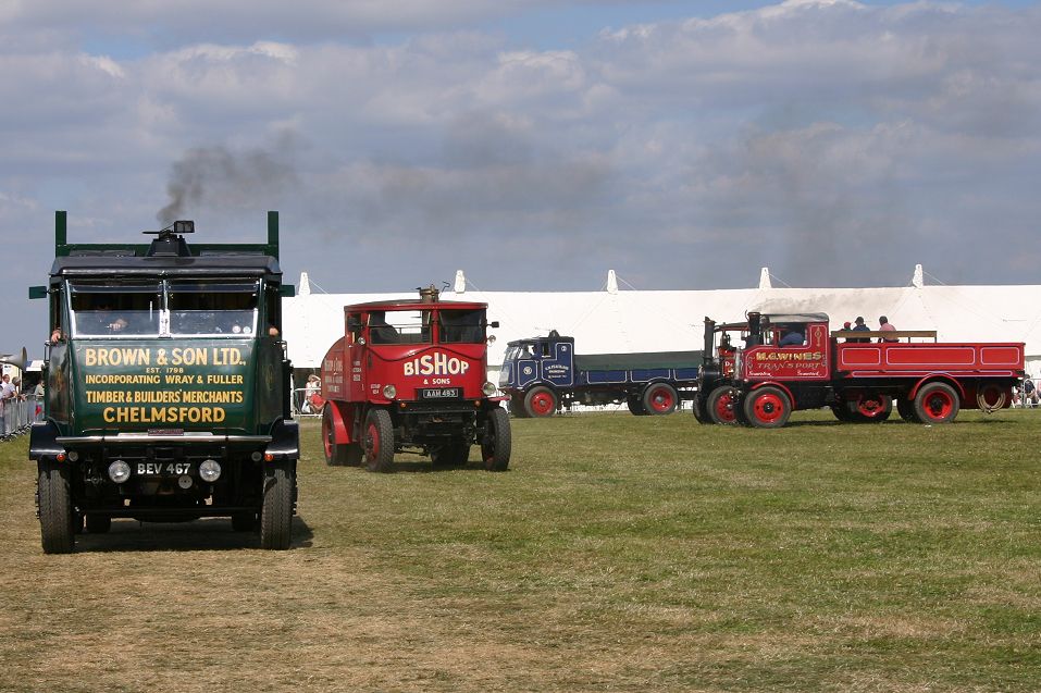 Steam wagons and lorries at Kemble, August 2005, by Paul Sharpe