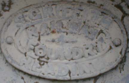 Cast-iron plaque on Kingsbridge: 'S Griffith, Railway Foundry, Reading'